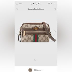 Gucci cross body